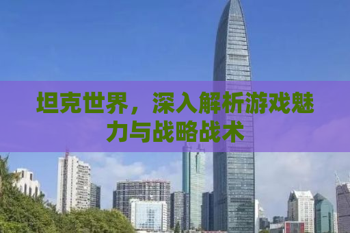坦克世界，深入解析游戏魅力与战略战术