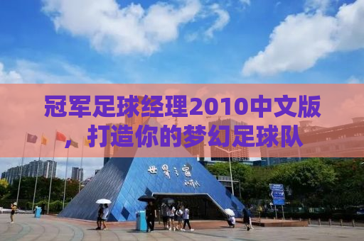 冠军足球经理2010中文版，打造你的梦幻足球队
