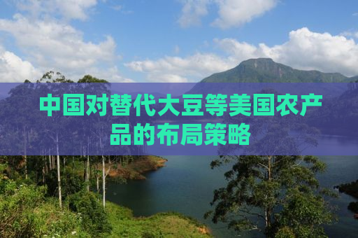 中国对替代大豆等美国农产品的布局策略