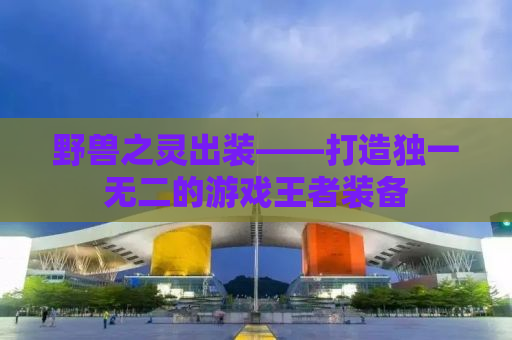 野兽之灵出装——打造独一无二的游戏王者装备