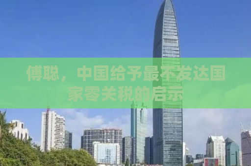 傅聪，中国给予最不发达国家零关税的启示