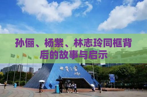 孙俪、杨紫、林志玲同框背后的故事与启示