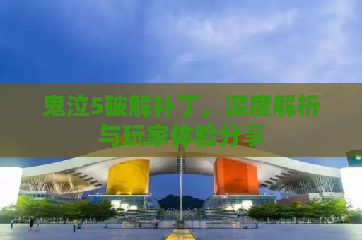 鬼泣5破解补丁，深度解析与玩家体验分享