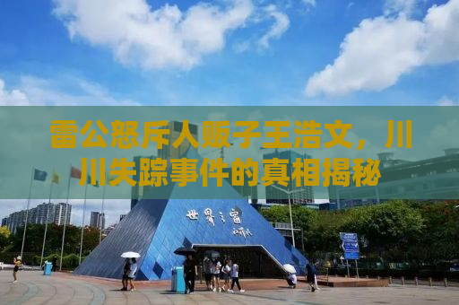 雷公怒斥人贩子王浩文，川川失踪事件的真相揭秘
