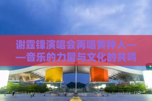 谢霆锋演唱会再唱黄种人——音乐的力量与文化的共鸣