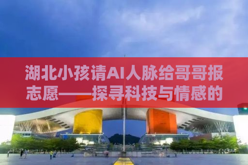 湖北小孩请AI人脉给哥哥报志愿——探寻科技与情感的交织力量