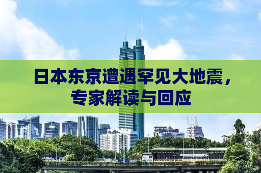 日本东京遭遇罕见大地震，专家解读与回应