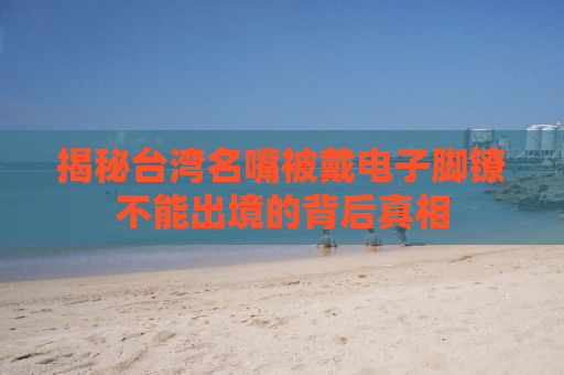 揭秘台湾名嘴被戴电子脚镣不能出境的背后真相