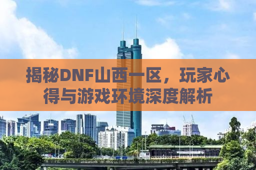 揭秘DNF山西一区，玩家心得与游戏环境深度解析