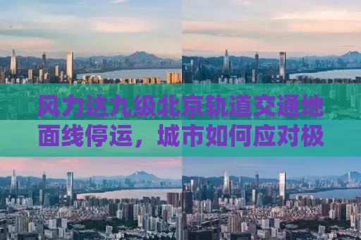 风力达九级北京轨道交通地面线停运，城市如何应对极端天气挑战？