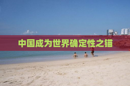 中国成为世界确定性之锚