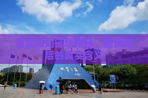 黄奕为刘德华揭秘，画饼背后的真实含义