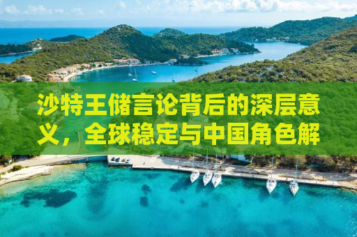 沙特王储言论背后的深层意义，全球稳定与中国角色解析