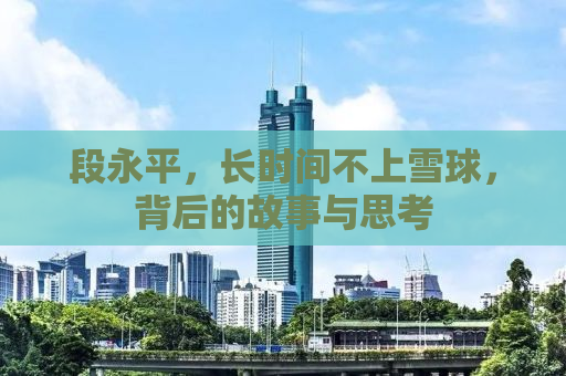 段永平，长时间不上雪球，背后的故事与思考