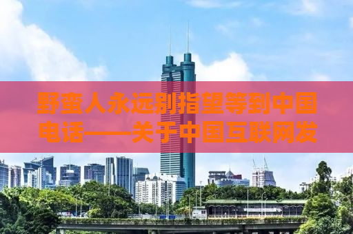 野蛮人永远别指望等到中国电话——关于中国互联网发展的深度观察