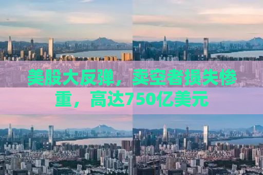 美股大反弹，卖空者损失惨重，高达750亿美元