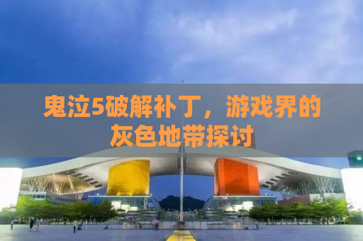 鬼泣5破解补丁，游戏界的灰色地带探讨