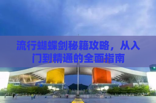 流行蝴蝶剑秘籍攻略，从入门到精通的全面指南