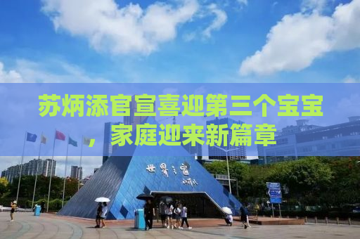 苏炳添官宣喜迎第三个宝宝，家庭迎来新篇章