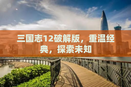 三国志12破解版，重温经典，探索未知