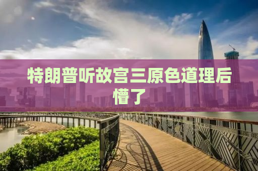 特朗普听故宫三原色道理后懵了