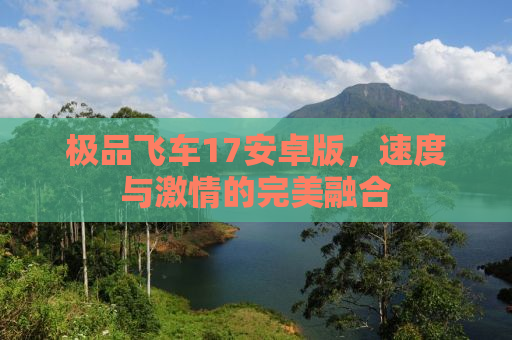 极品飞车17安卓版，速度与激情的完美融合